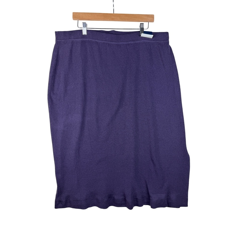 New Venezia Midi Skirt‎ size 22/24 Purple